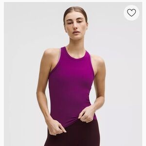 lululemon athletica Purple (berry) align waist length racerback tank top